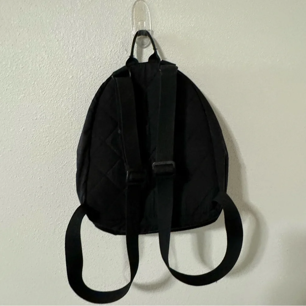 Adidas Mini Backpack Black Gold-8x10.5”x4” - Picture 3 of 10